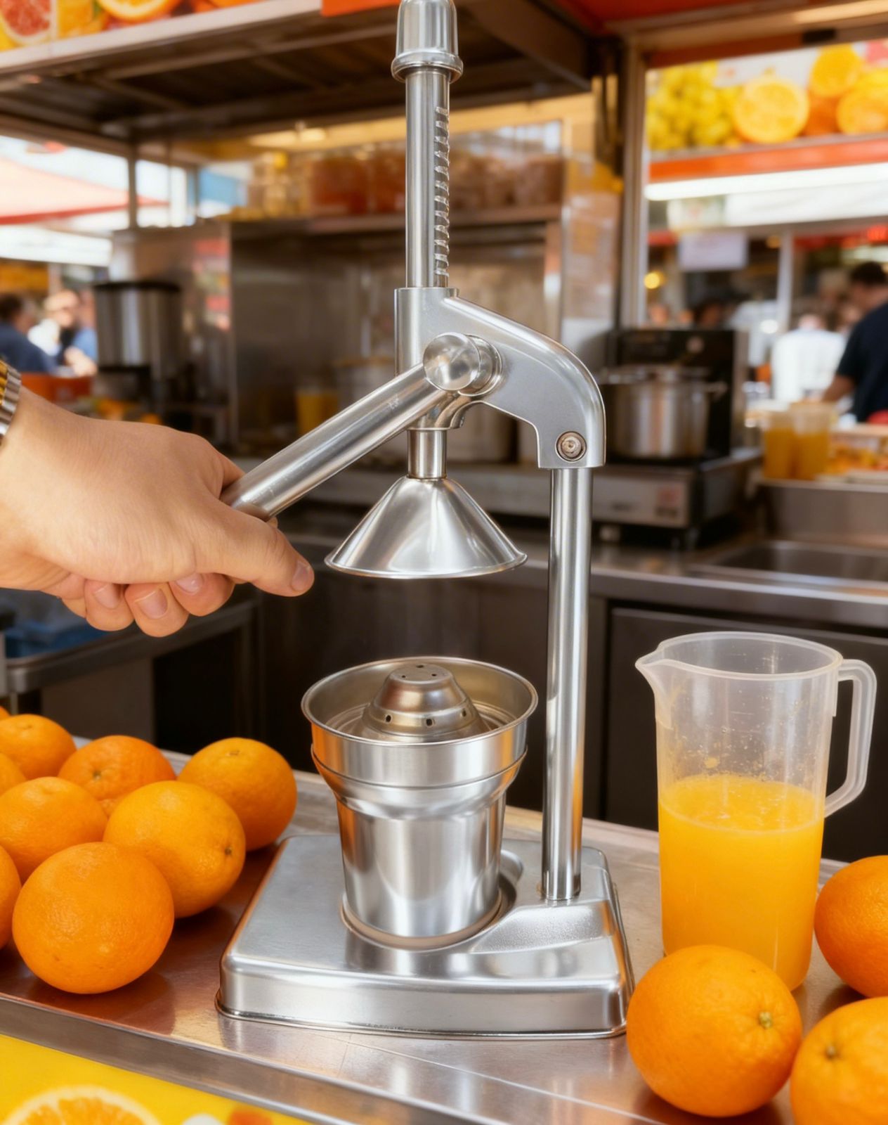 EXPRIMIDOR DE NARANJA MANUAL FRUIT JUICER ISA 007