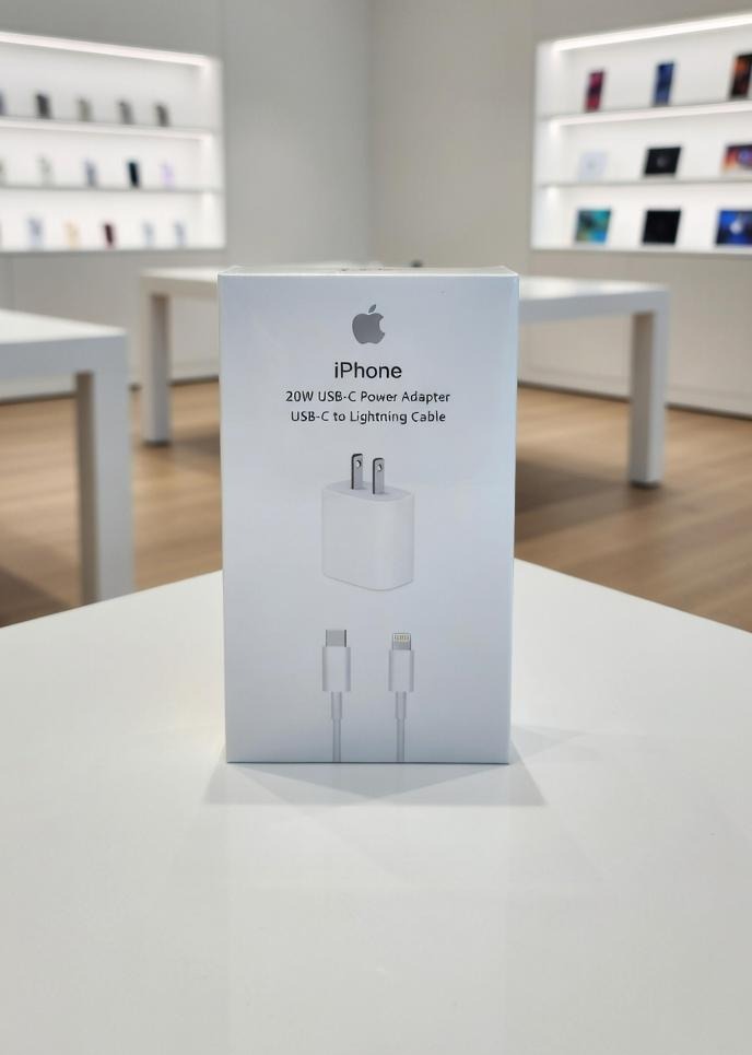 Cargador iPhone 20W Tipo C a Lightning