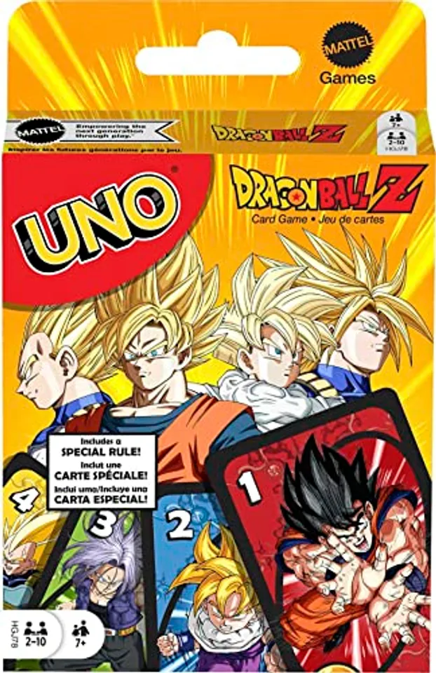 Juego de cartas UNO Dragon Ball Z