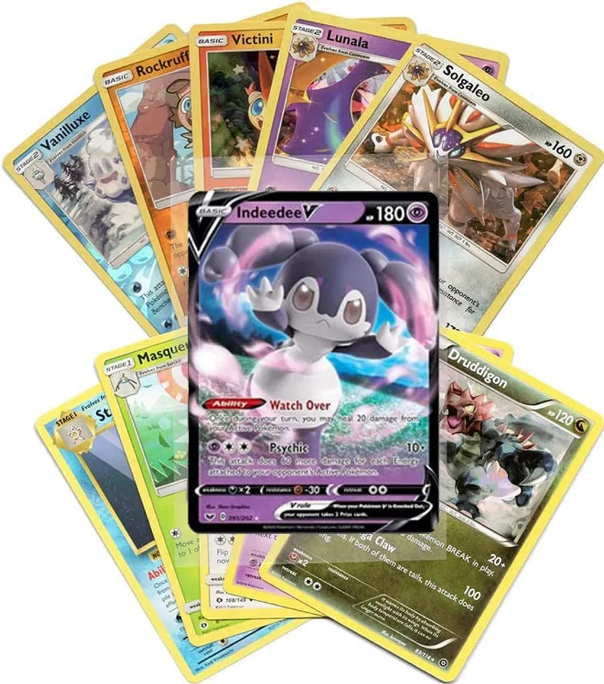 Pokemon Cards - 50 cartas surtido lote con V Pokemon garantizado - Image 2