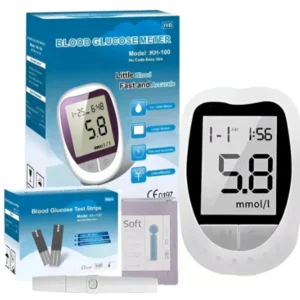 Glucometro Digital Medidor De Glucosa 50 Tiras Y 50 Lancetas