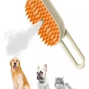 Cepillo para mascotas con depilador a vapor.