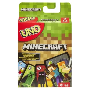UNO Minecraft, Juego de Mesa Familiar de 2 a 10 jugadores